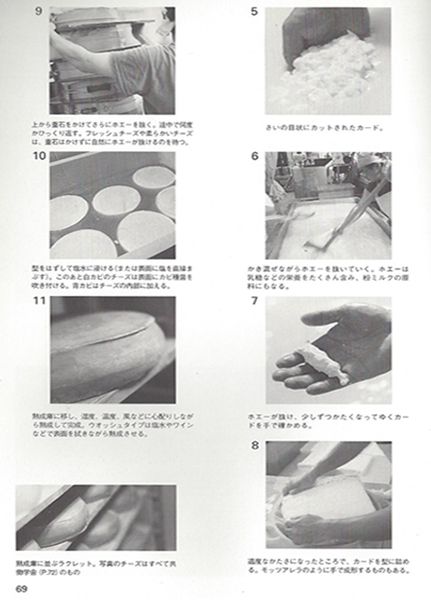 69th page of the Japanese cheeses book